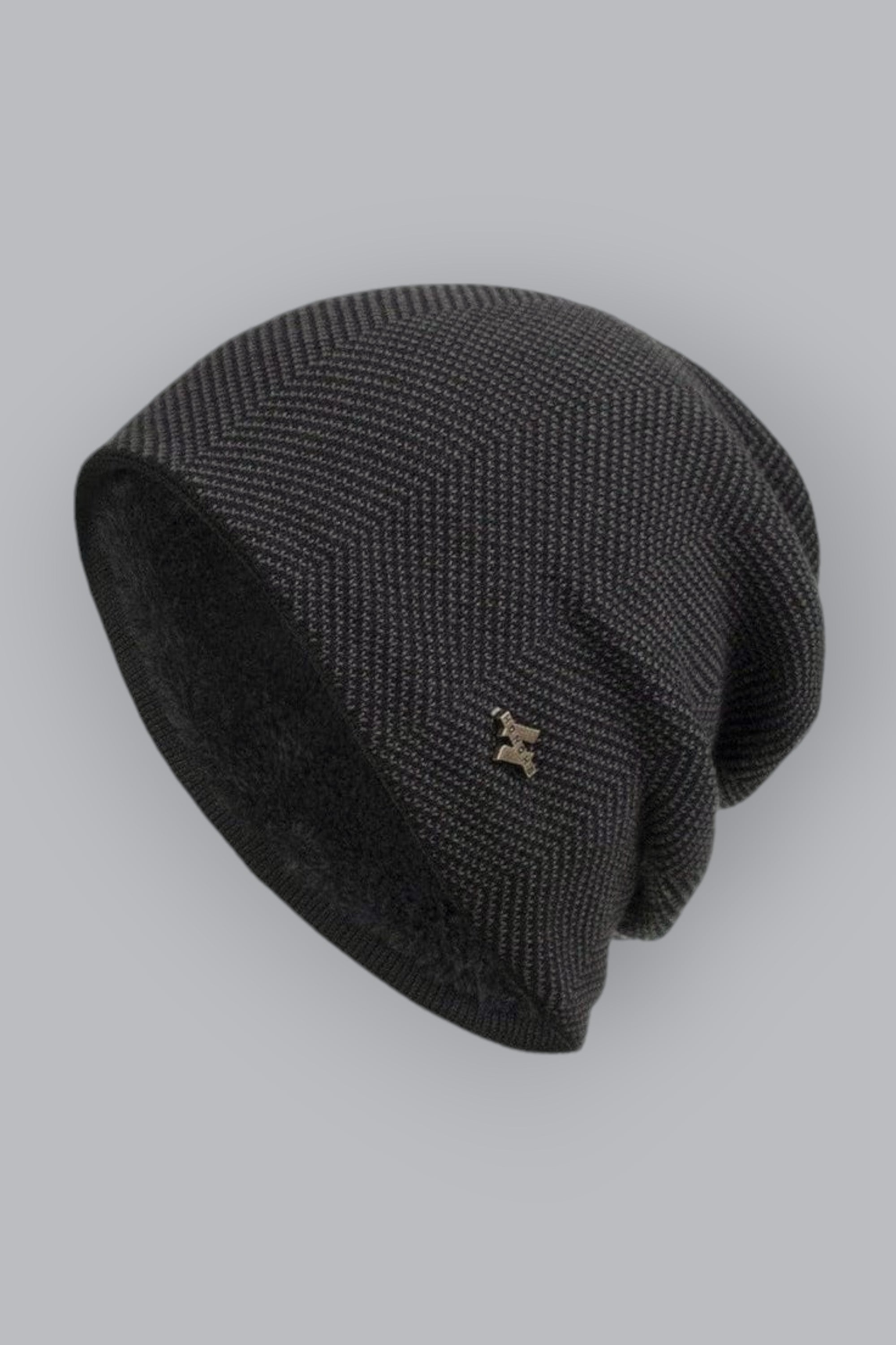 Melchior - Bonnet en laine tricoté doux et chaud