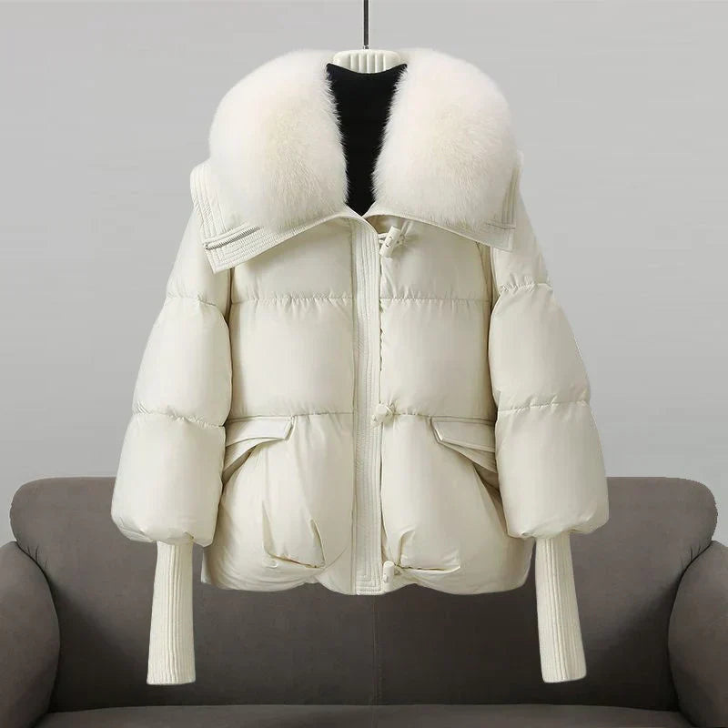 Cerise - Veste élégante en fausse fourrure
