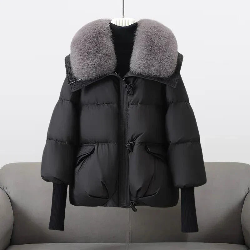 Cerise - Veste élégante en fausse fourrure