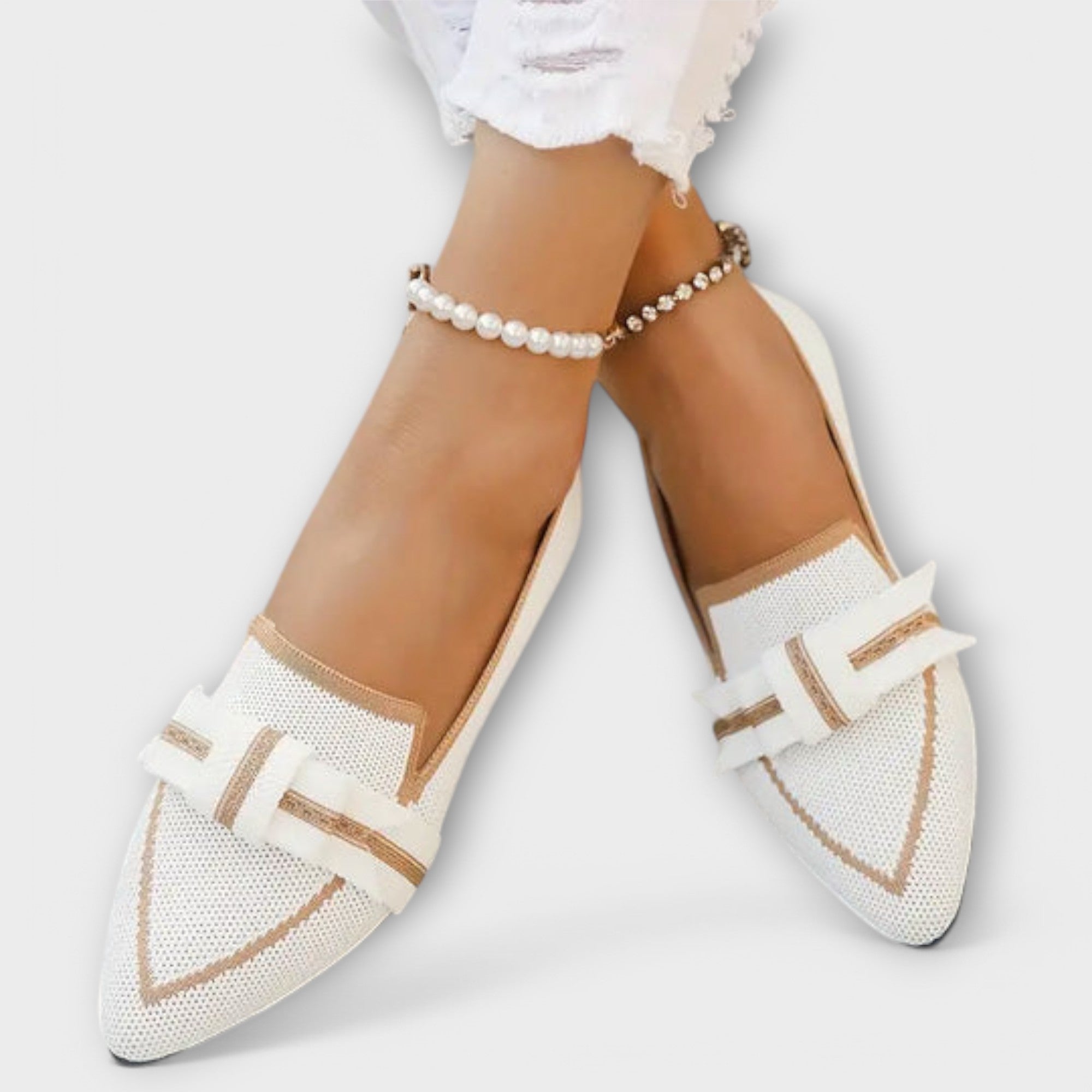 Ursuline - Chaussures pour femmes avec motif noué