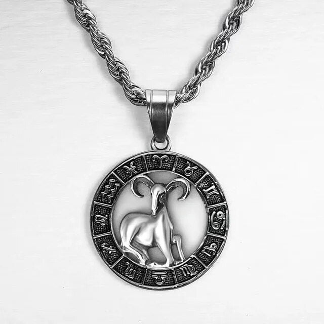 Aulier™ - Collier de signes du zodiaque - Argent
