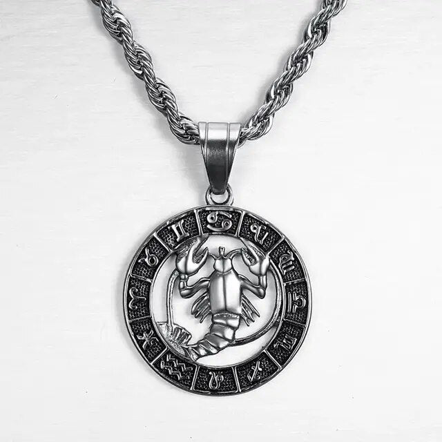 Aulier™ - Collier de signes du zodiaque - Argent