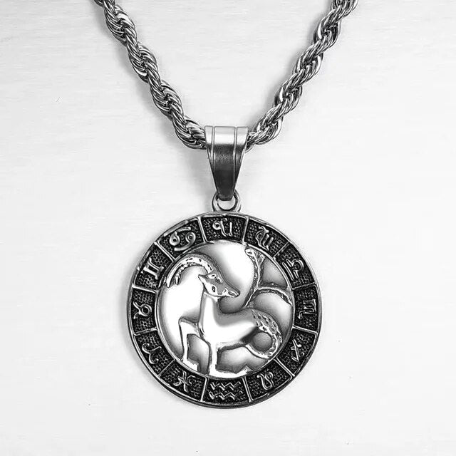 Aulier™ - Collier de signes du zodiaque - Argent