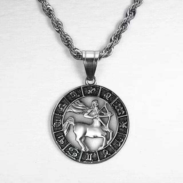 Aulier™ - Collier de signes du zodiaque - Argent