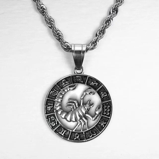 Aulier™ - Collier de signes du zodiaque - Argent