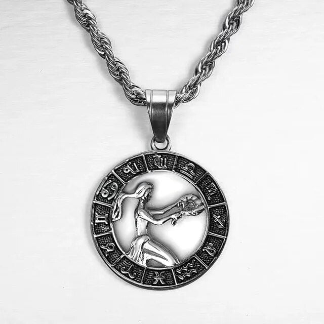 Aulier™ - Collier de signes du zodiaque - Argent