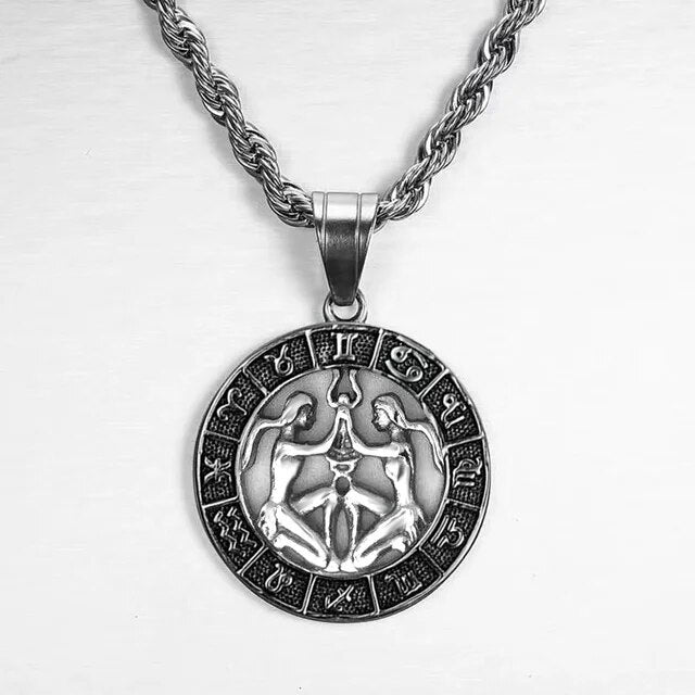 Aulier™ - Collier de signes du zodiaque - Argent
