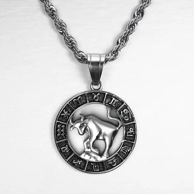Aulier™ - Collier de signes du zodiaque - Argent