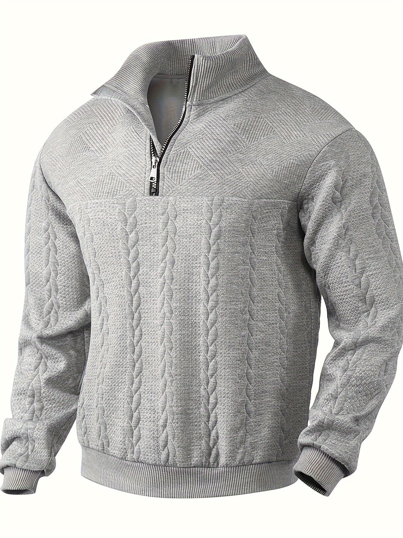 Cassien - Pull vintage avec fermeture éclair