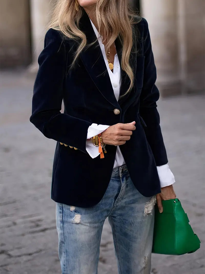 Nessa - Blazer élégant en velours