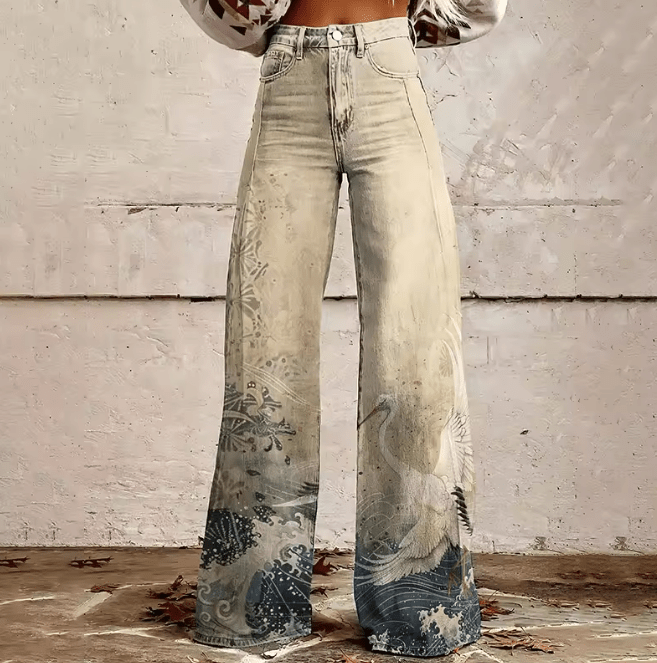 Bertille - Pantalon Boho Vintage