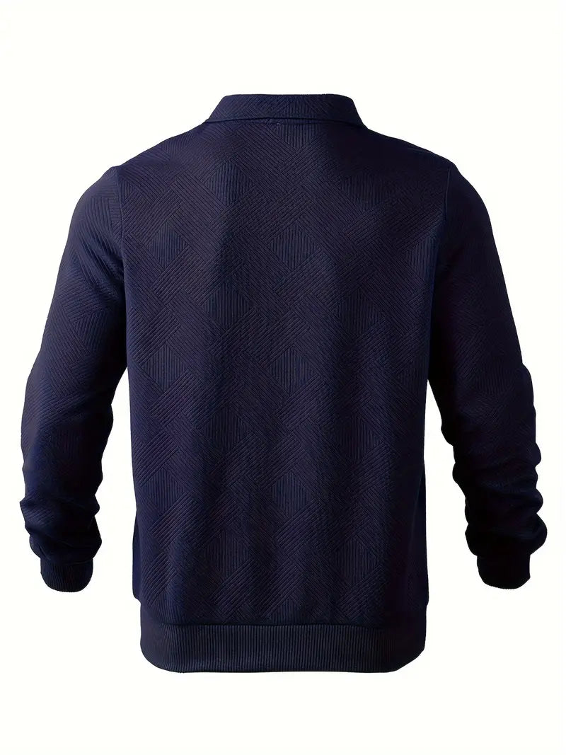 Léandre - Pull vintage à motif géométrique