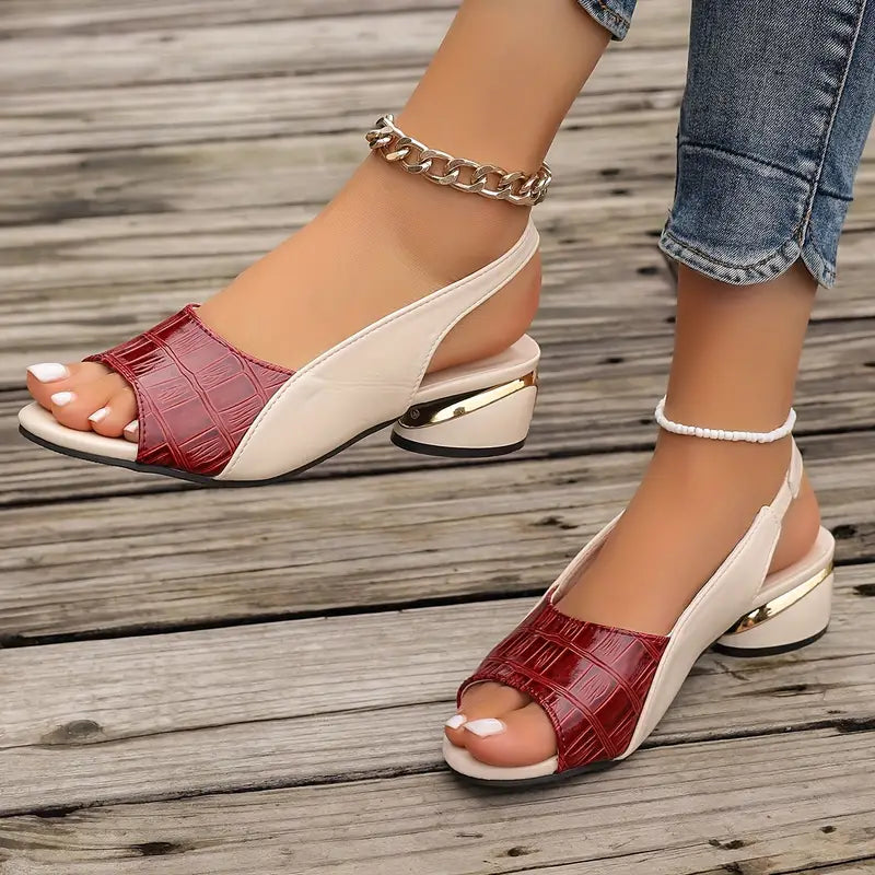 Sébastienne - Sandales en cuir élégantes et confortables