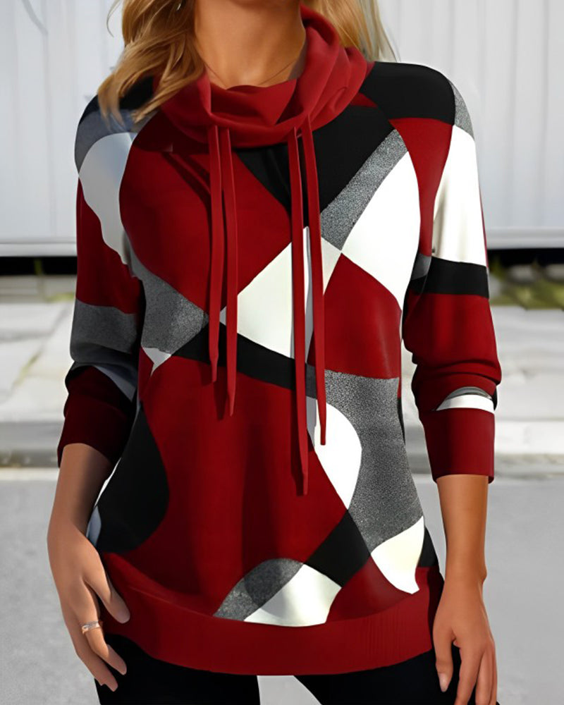 Mélanie - Haut color block tendance