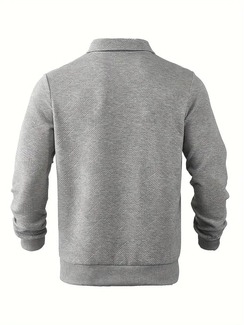 Léandre - Pull vintage à motif géométrique