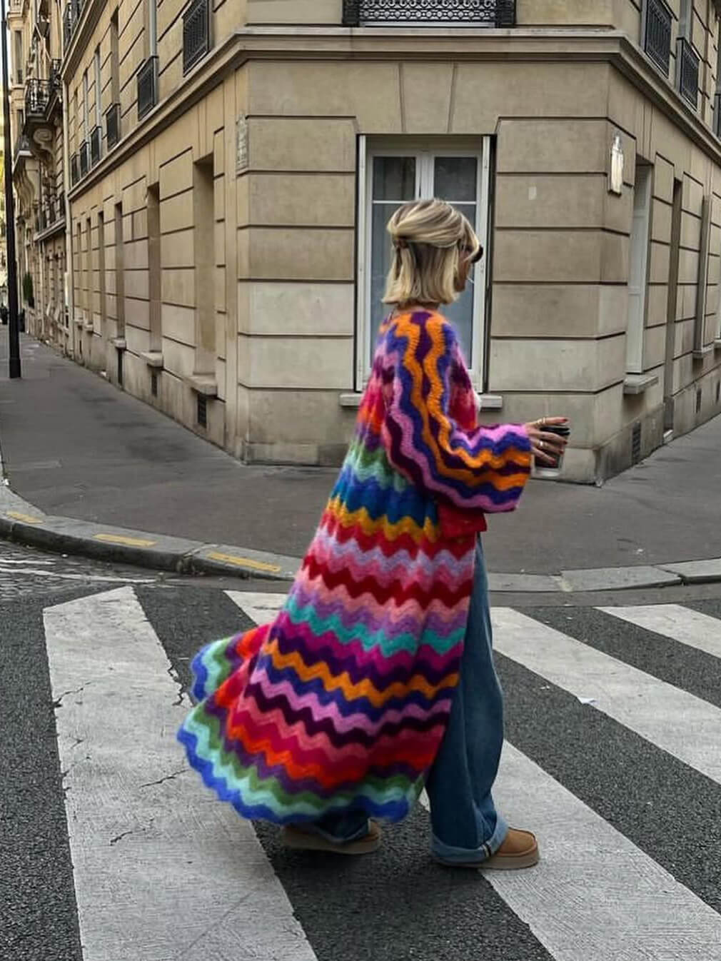 Maëlys - Cardigan en coton élégant et chaud