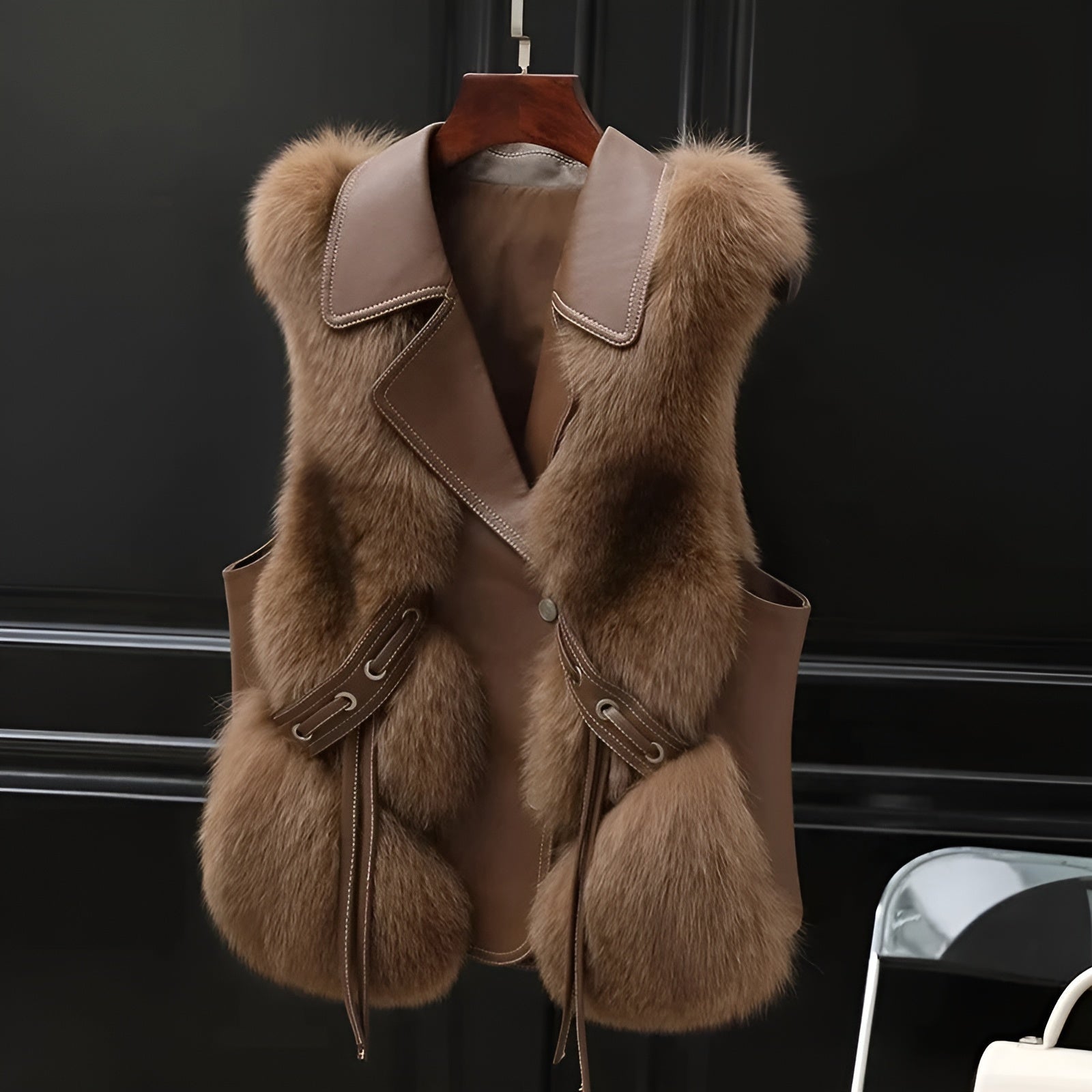 Mélisande - Manteau en fausse fourrure de luxe