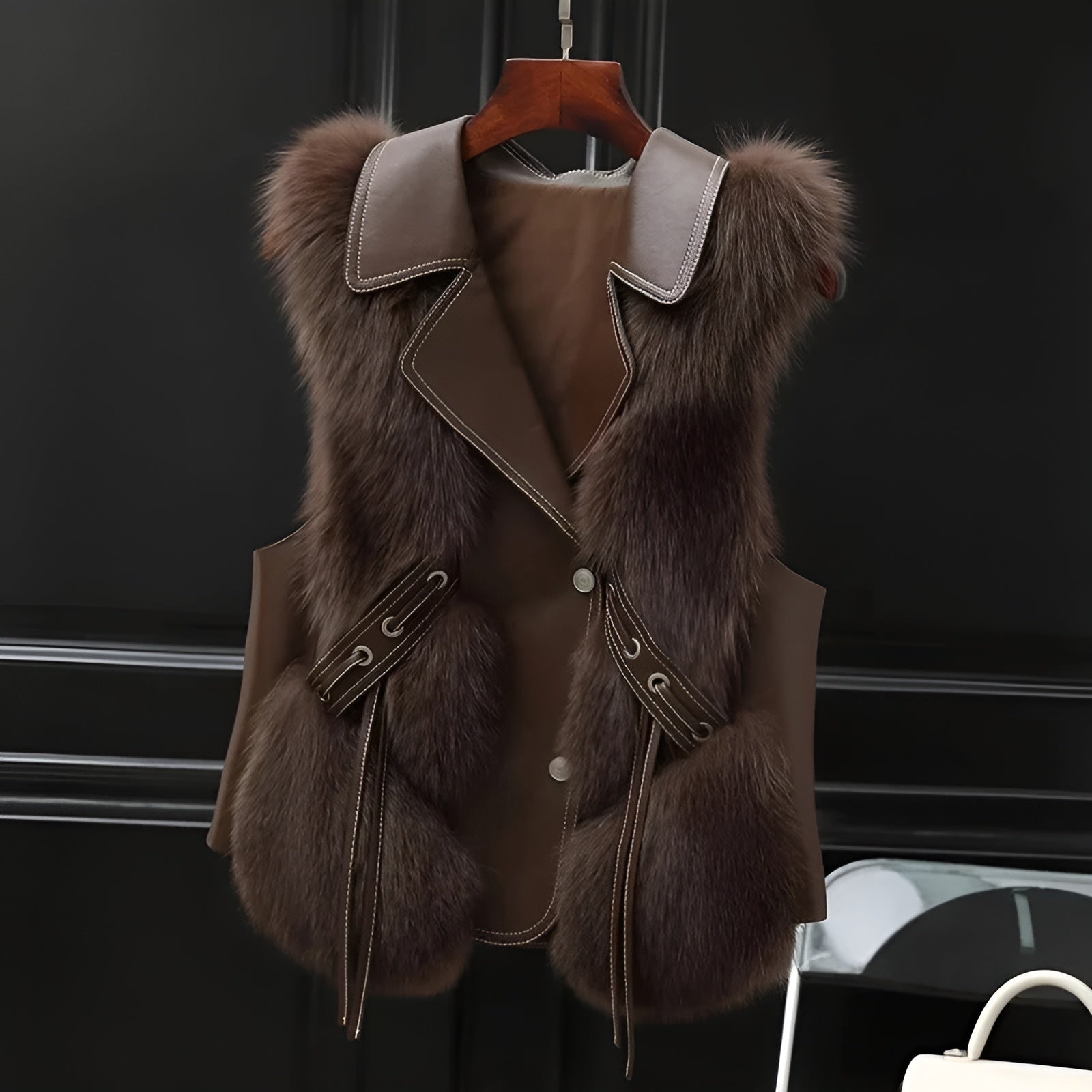Mélisande - Manteau en fausse fourrure de luxe