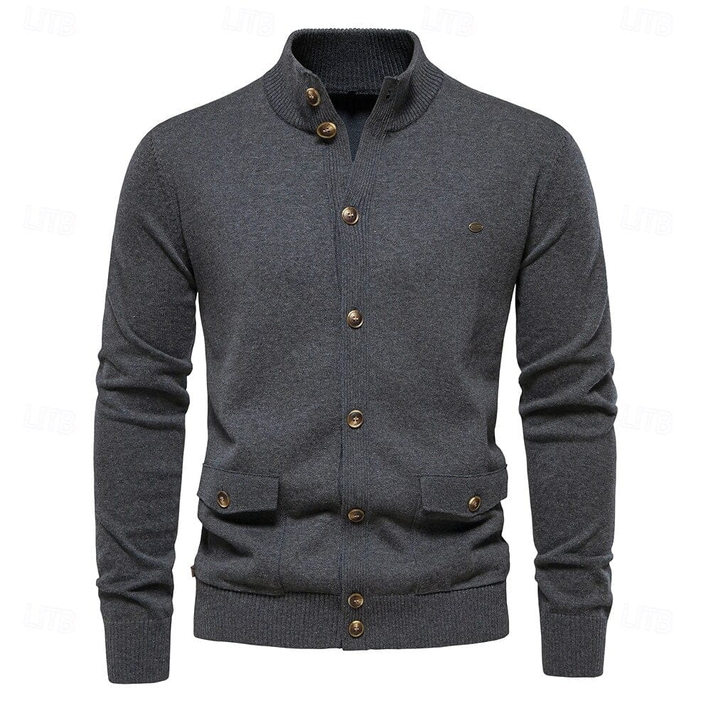 Yannis - Cardigan classique avec poches