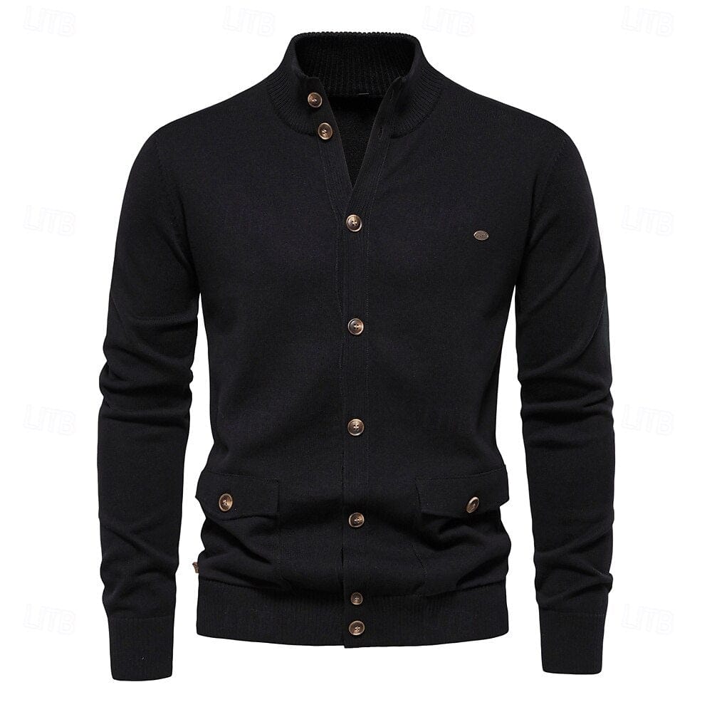 Yannis - Cardigan classique avec poches