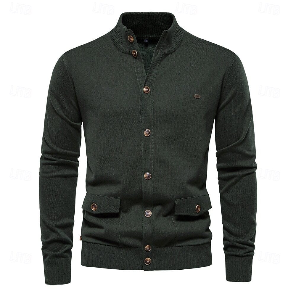 Yannis - Cardigan classique avec poches