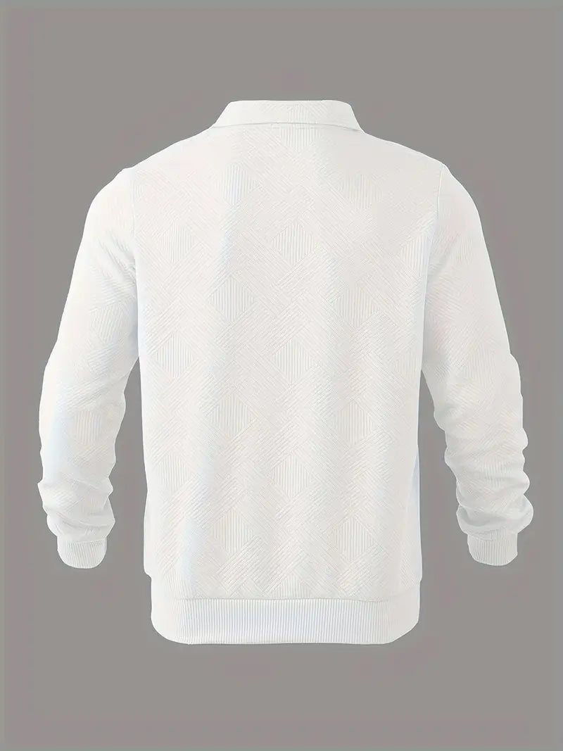 Léandre - Pull vintage à motif géométrique