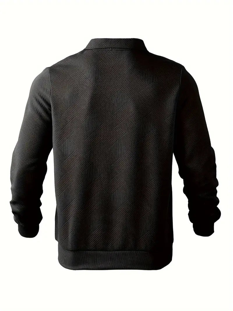 Léandre - Pull vintage à motif géométrique