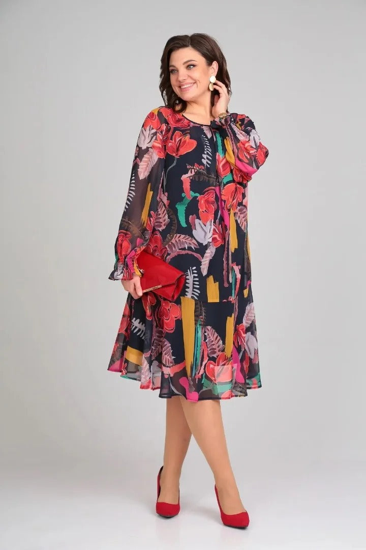 Francine - Robe fleurie élégante et tendance