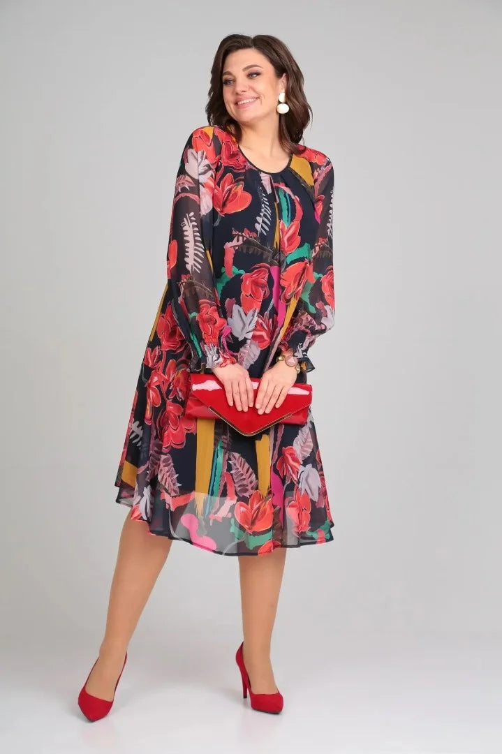 Francine - Robe fleurie élégante et tendance