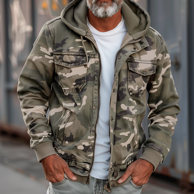 Kilian - Veste cargo camouflage multifonctions