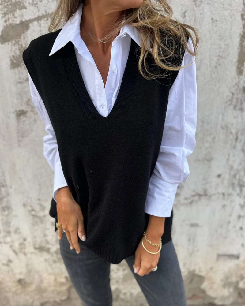 Honorée – Gilet en tricot élégant