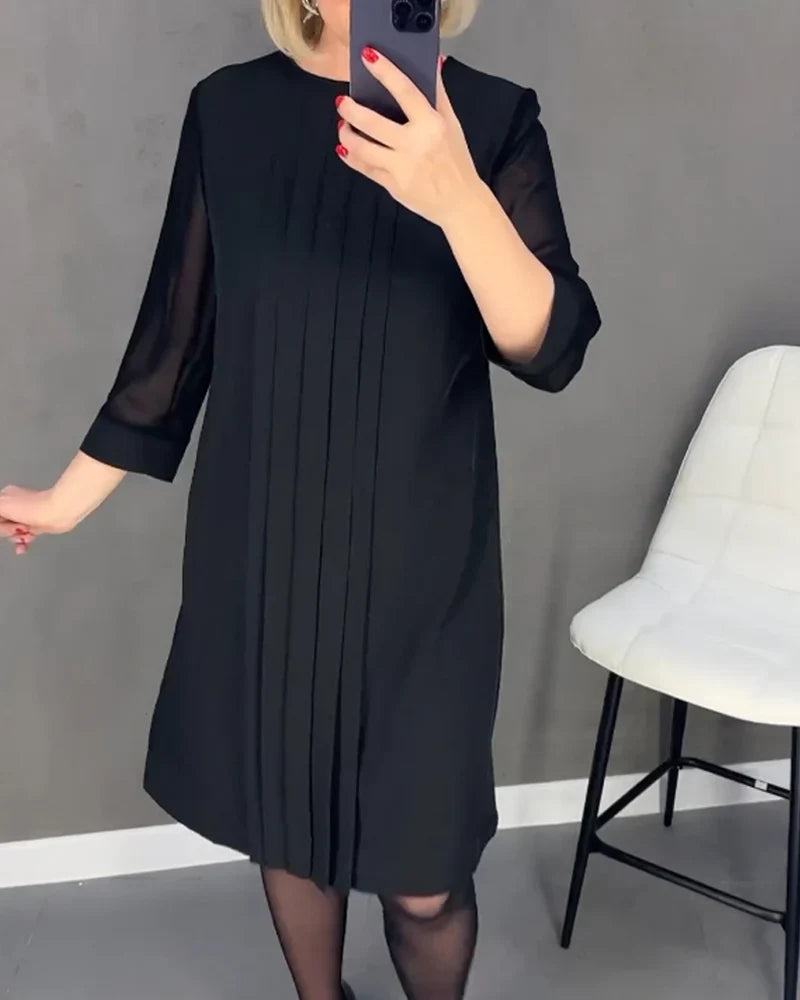 Séraphine – Robe plissée élégante et polyvalente