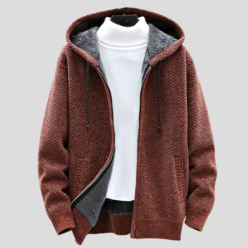 Naël - Sweat à capuche en tricot ultra-doux