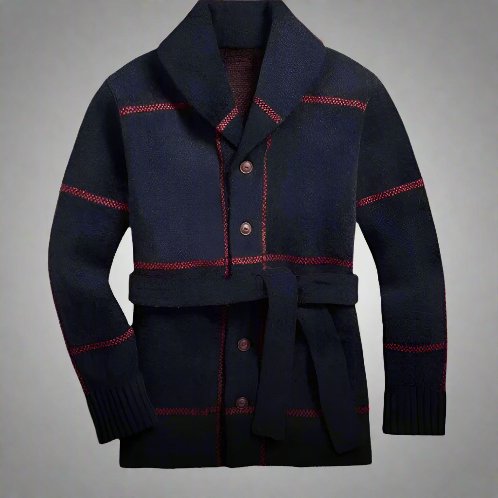 Danton - Manteau-pull ceinturé élégant