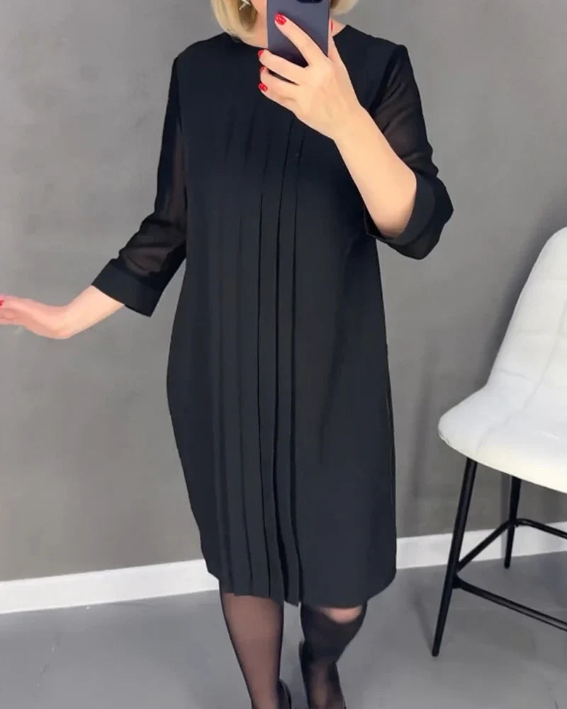 Séraphine – Robe plissée élégante et polyvalente