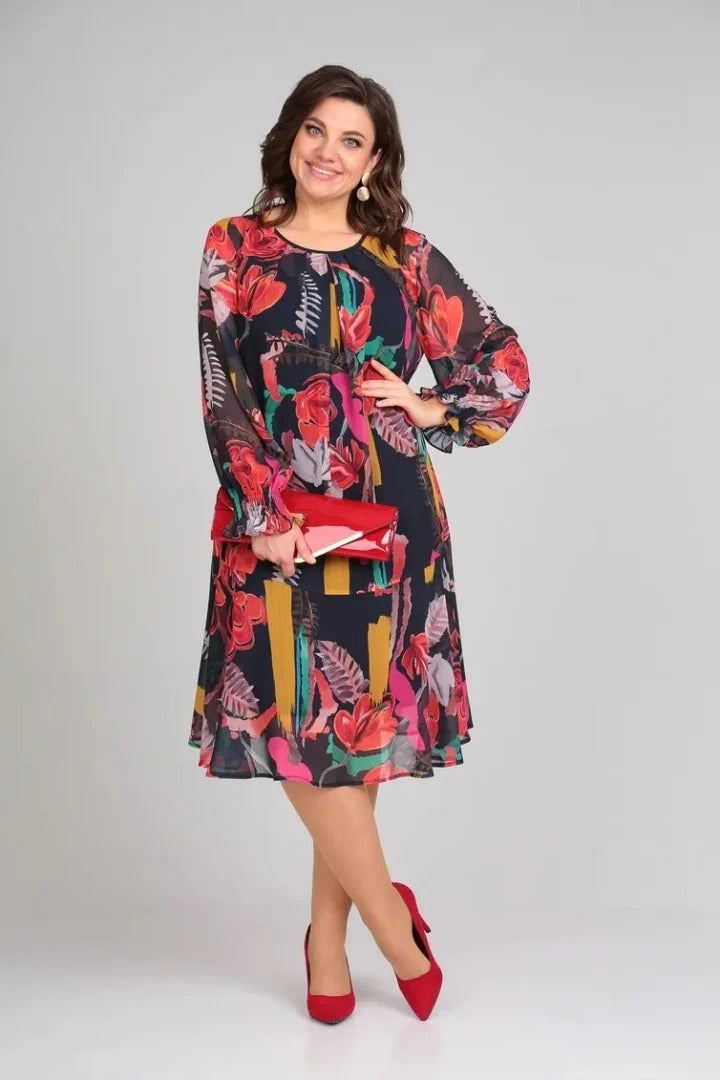 Francine - Robe fleurie élégante et tendance