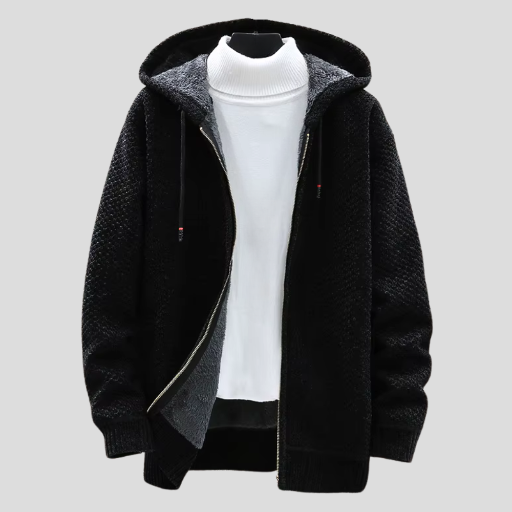 Naël - Sweat à capuche en tricot ultra-doux