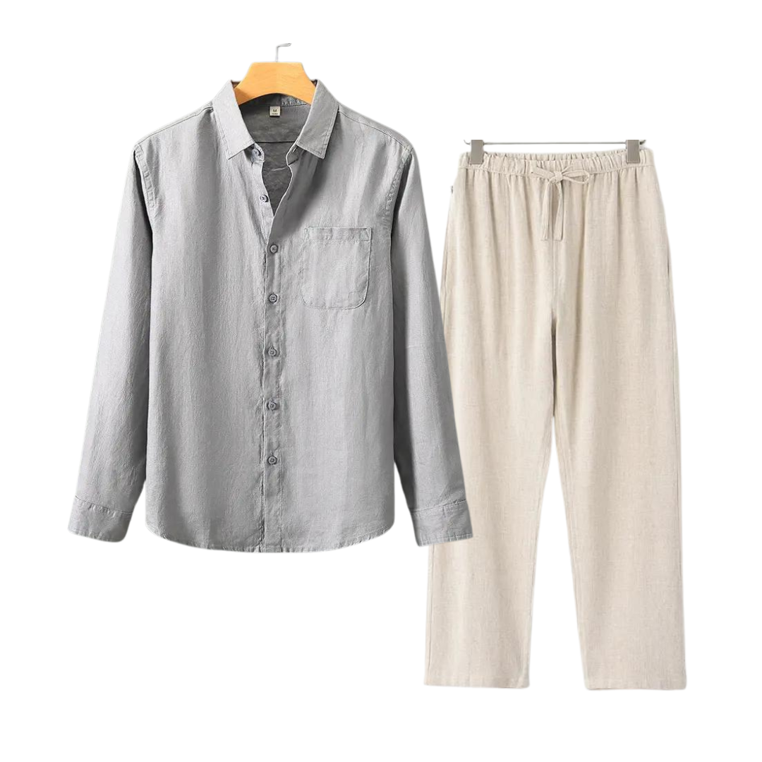 Aulier™ Ensemble en lin (Long-sleeve)