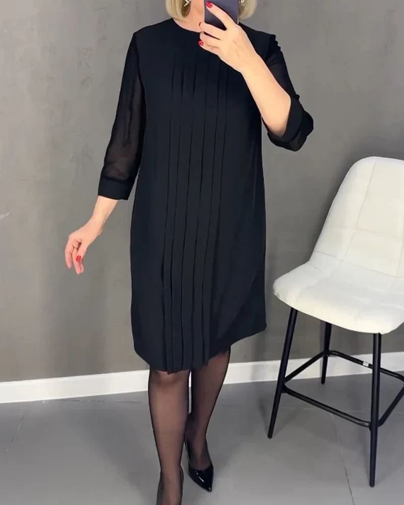 Séraphine – Robe plissée élégante et polyvalente