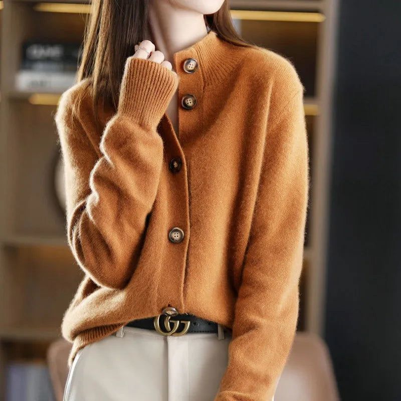 Federica - Cardigan doux en cachemire de qualité