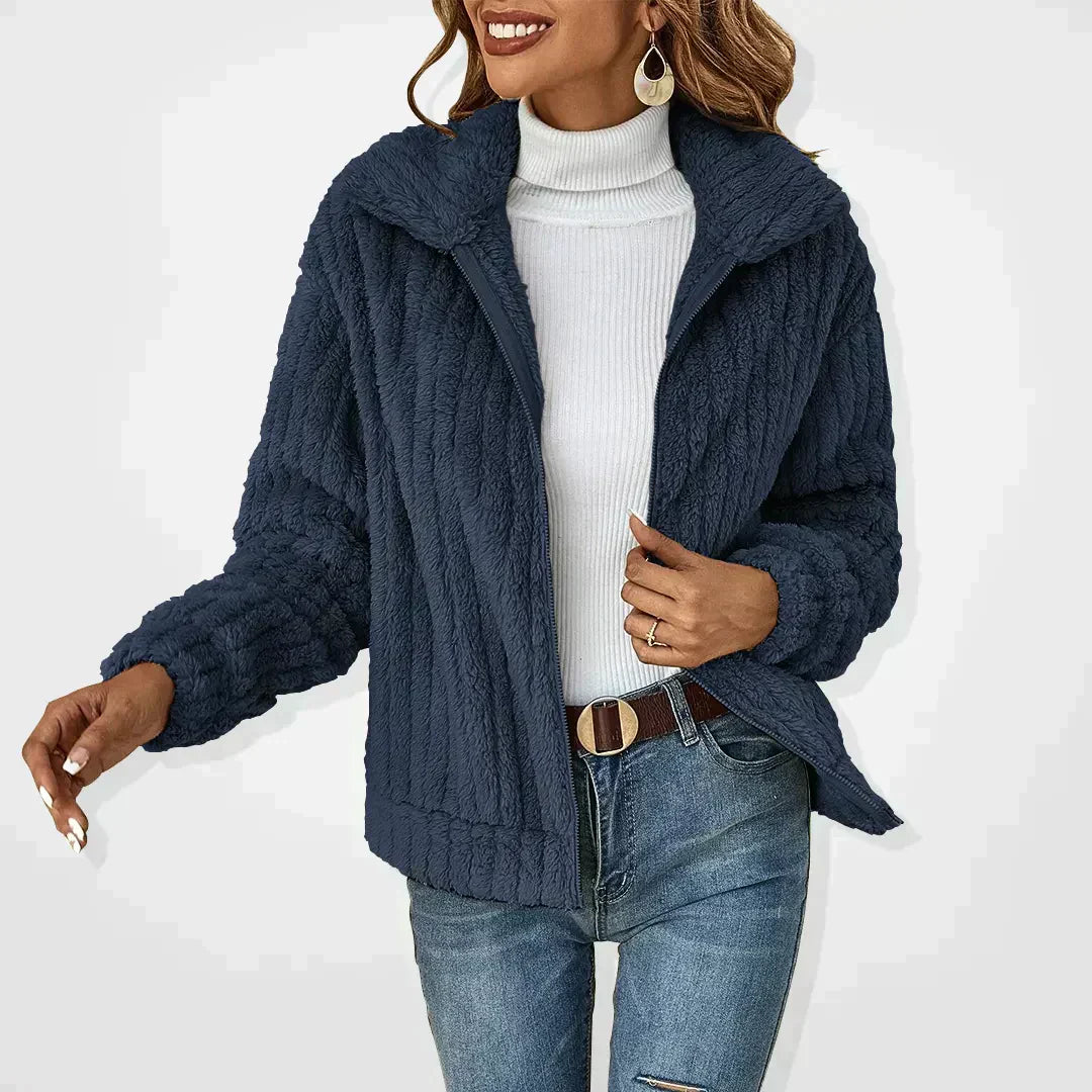 Sveva - Cardigan en peluche élégant