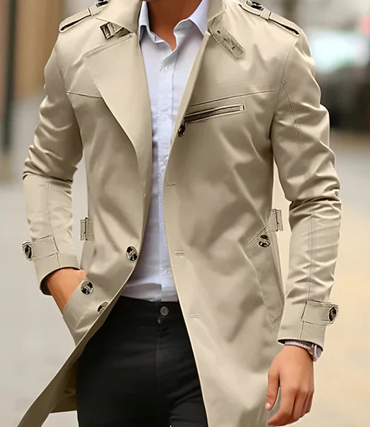 Vespasien – Manteau élégant en tissu doux pour homme