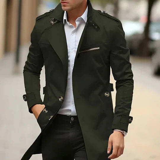 Vespasien – Manteau élégant en tissu doux pour homme