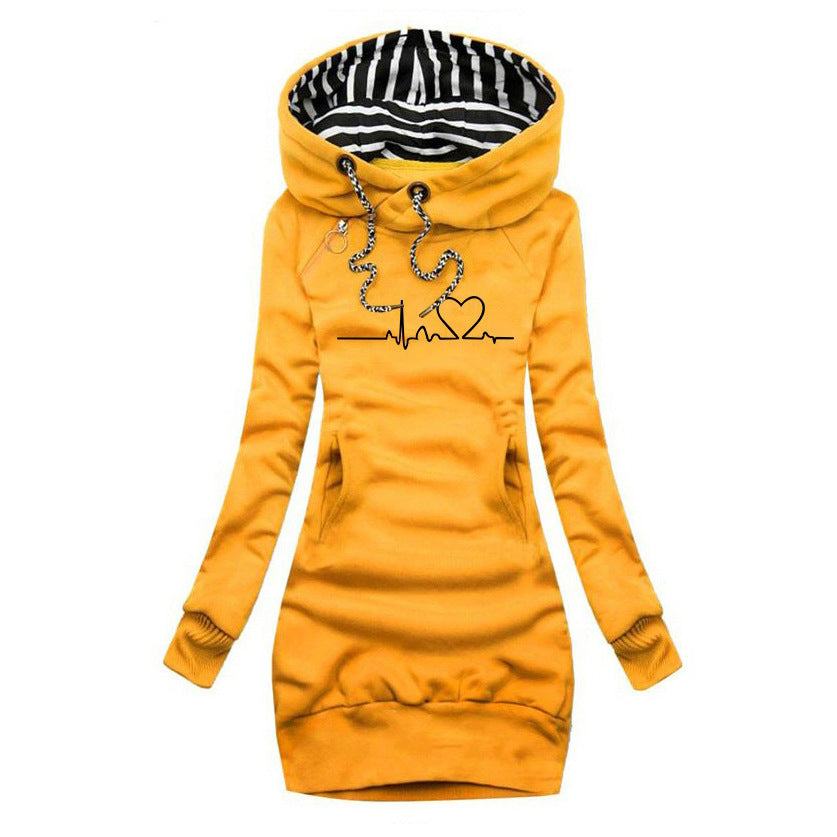 Cecilia - Sweat à capuche imprimé élégant