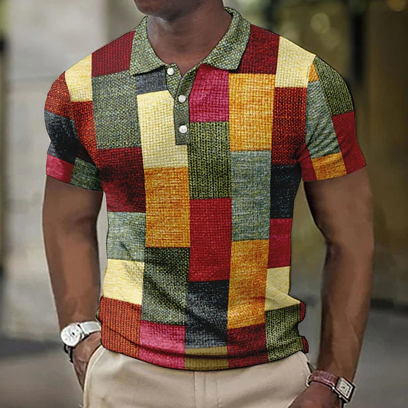 Yanis – Polo multicolore au style moderne