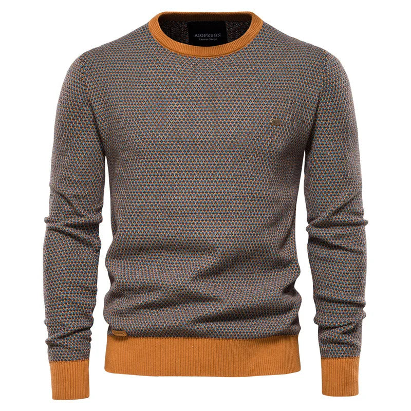 Henrick -  Pull homme à motif losanges