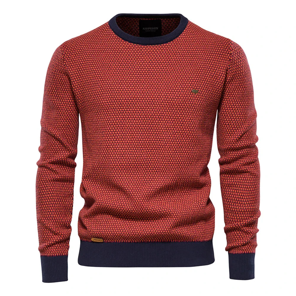 Henrick -  Pull homme à motif losanges