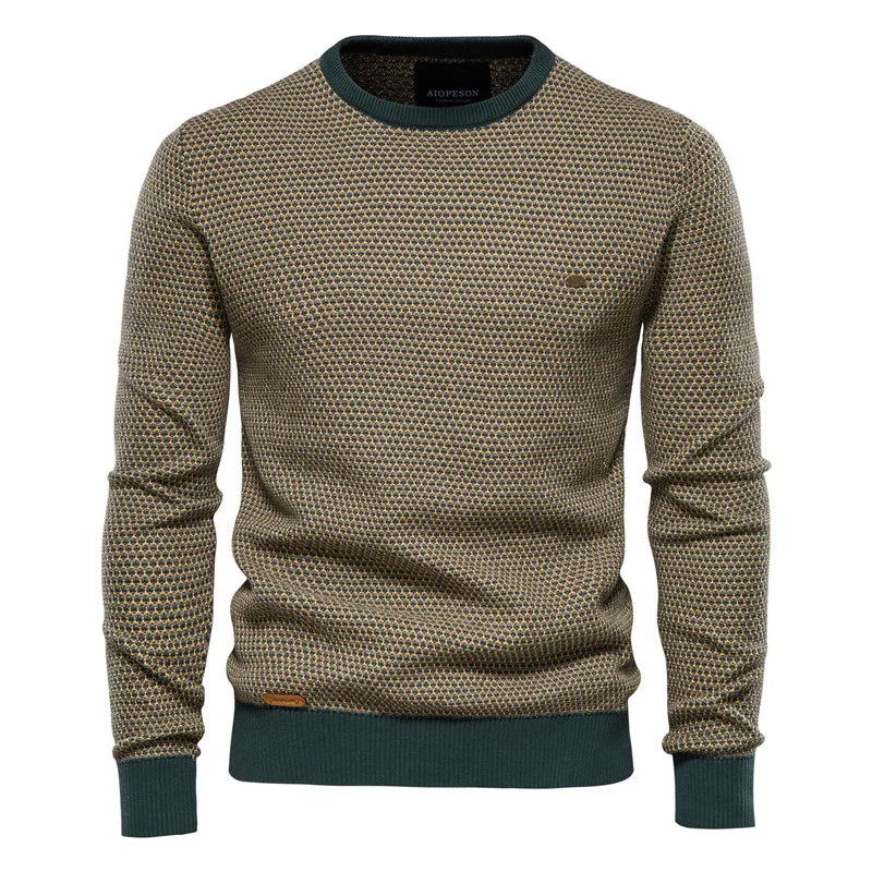 Henrick -  Pull homme à motif losanges