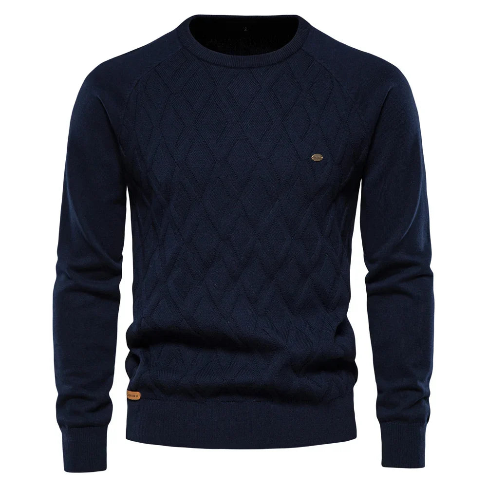 Léocade - Pull homme avec motif diamant