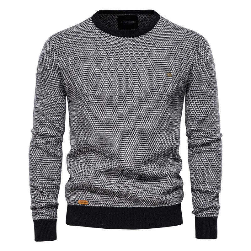 Henrick -  Pull homme à motif losanges